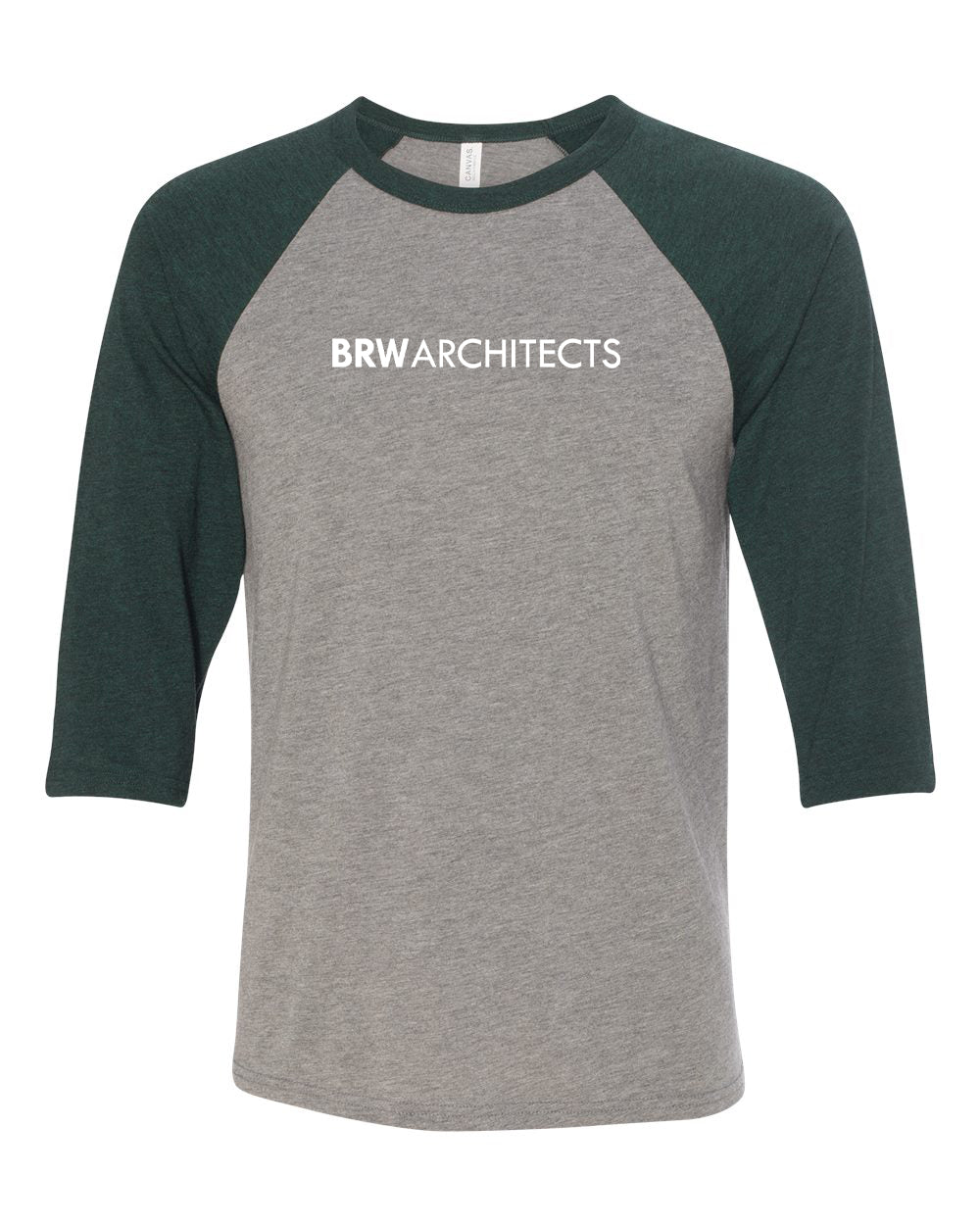 Bella+Canvas Three-Quarter Sleeve Baseball Tee