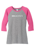 District® Women’s Perfect Tri® 3/4-Sleeve Raglan
