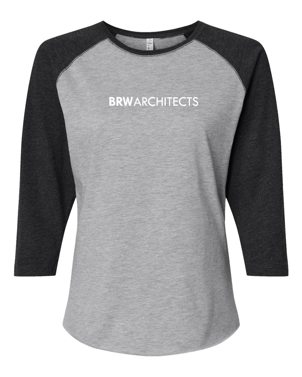 LAT Women's Baseball Fine Jersey Three-Quarter Sleeve Tee