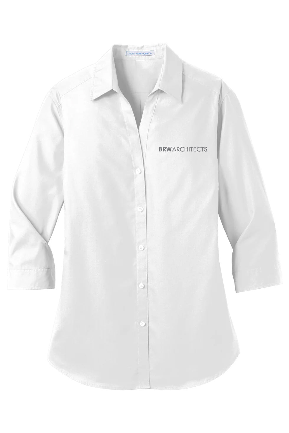 Port Authority® Women's 3/4-Sleeve Carefree Poplin Shirt